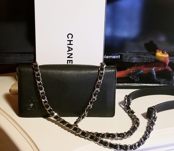 CHANEL Handbags - SOLD Chanel Camellia WOC